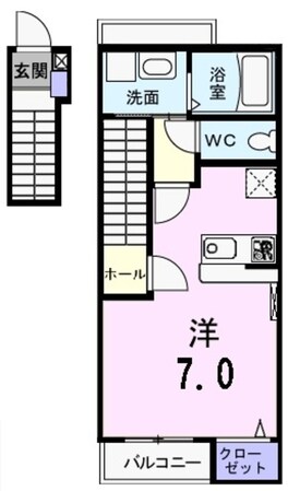 カリーノ・フィオーレの物件間取画像